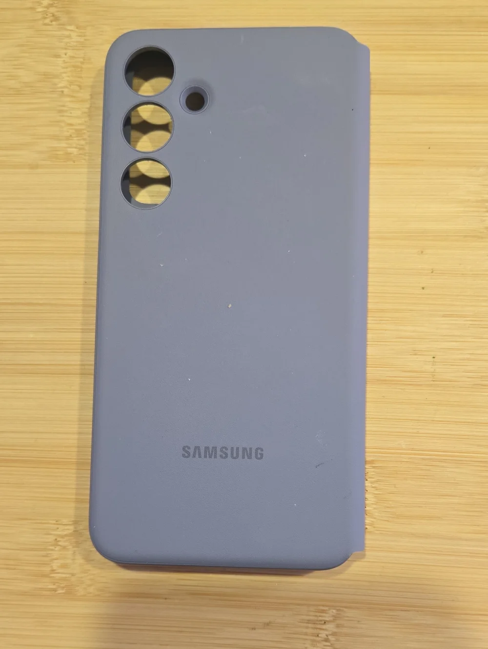 Samsung S24+ Matte Gray Silicone Phone Case with Camera Cutouts - NEW